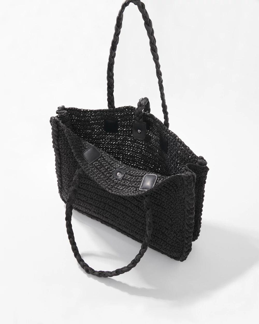 Braided Raffia Tote | White House Black Market